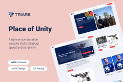 Place of Unity – Web platform for raising funds for charity
